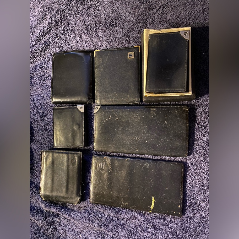 Lot of 7 Dunhill wallets
